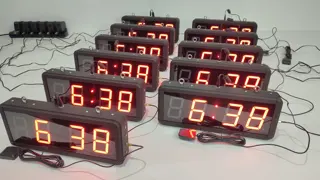 3-inch 4-digit GPS wall clock — photograph 2