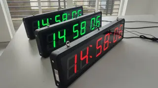 4-inch 6-digit GPS wall clock — photograph 2