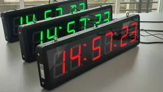 4-inch 6-digit GPS wall clock — photograph 3