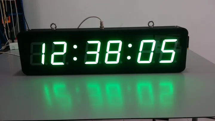 4-inch 6-digit double-sided GPS clock