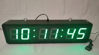 4-inch 6-digit double-sided GPS clock — photograph 10