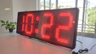 12-inch 4-digit GPS wall clock — photograph 4