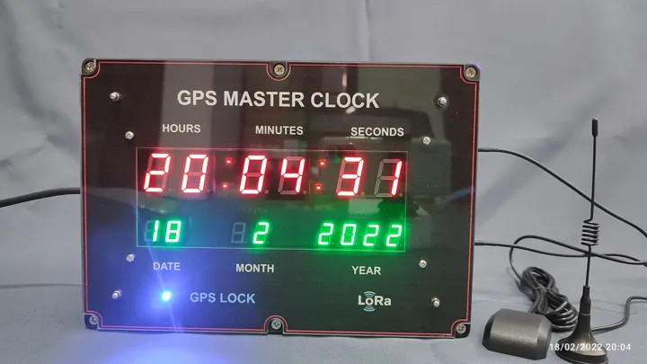 GPS master clock transmitter
