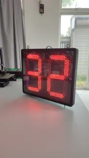 12-inch 2-digit swimming pace clock — photograph 1