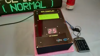Raw material request display – LoRa RF — photograph 4