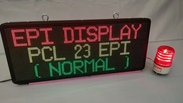 Raw material request display – LoRa RF