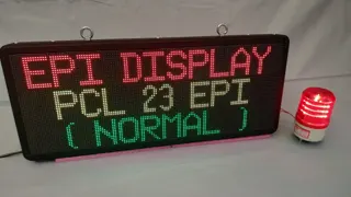 Raw material request display – LoRa RF — photograph 1